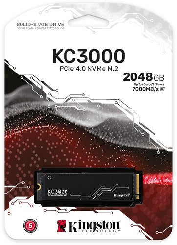 Kingston KC3000 2TB PCIe 4.0 NVMe M2 SSD - 3