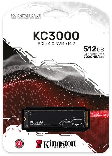 Kingston KC3000 512GB PCIe 4 NVMe M2 SSD - 3