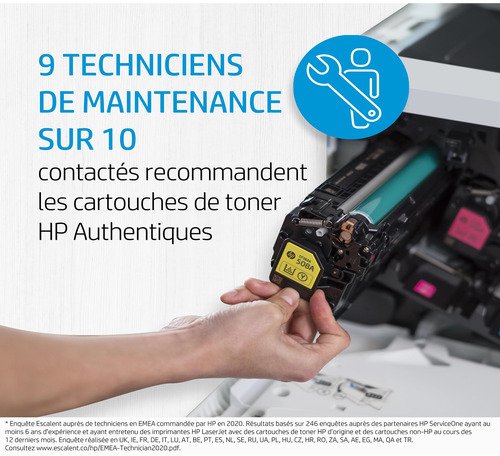 HP 658A Cyan LaserJet Toner Cartridge - 11