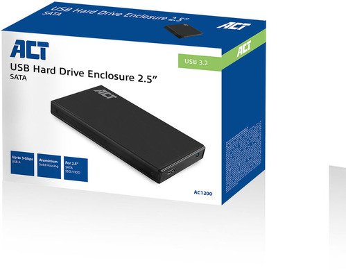 ACT AC1200 USB3.0 Hard Disk Enclosure 2.5 inch - 3