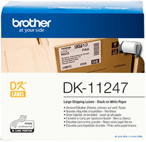 Brother DK Label Tape - Roll Adhesive Labels 103.6mm x 164.3 - 1
