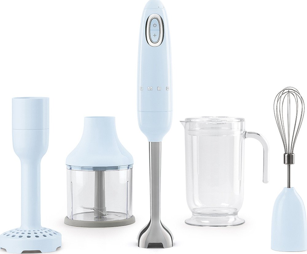 SMEG Staafmixer Set - turbofunctie - pastelblauw - HBF22PBEU