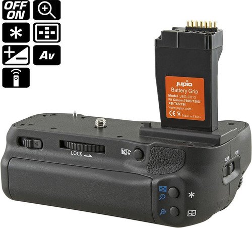 Jupio Batterygrip for Canon 750D/760D/X8i/T6s/T6i (BG-E18) - 2