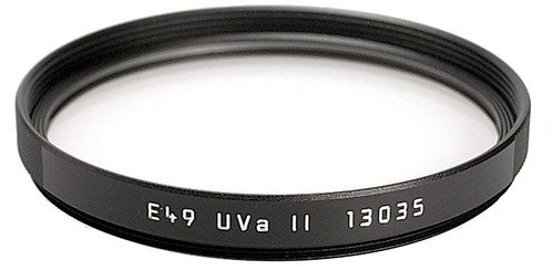 Leica Filtre UVa II, E49, Noir - 1