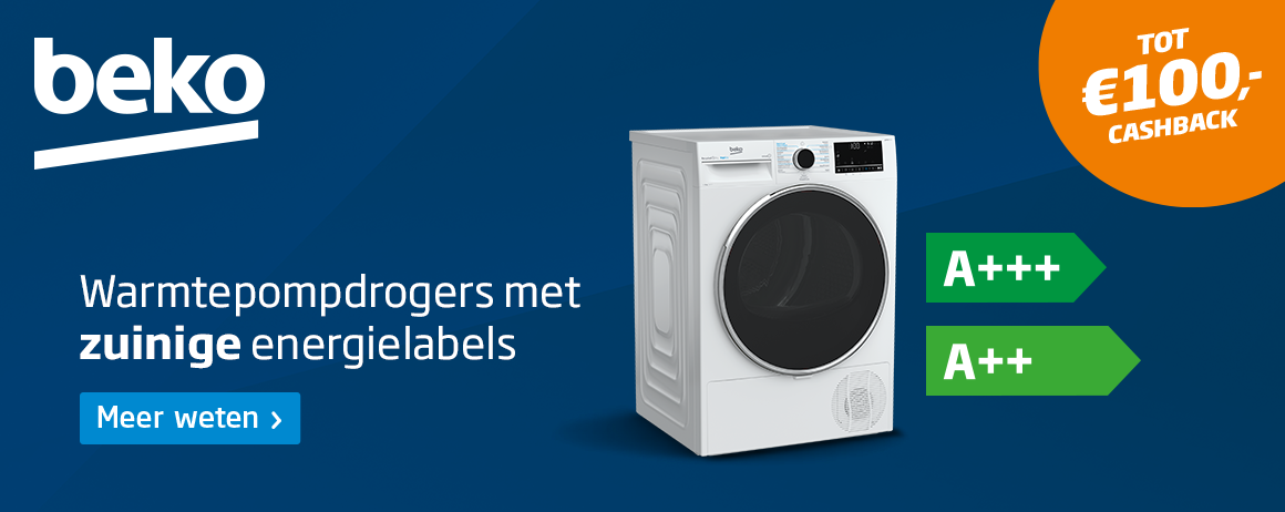 Beko - Cashback tot €100 Beko - Cashback tot €100