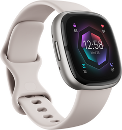 FitBit Sense 2 Lunar White/Platinum