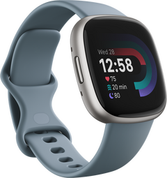 FitBit Versa 4 Waterfall Blue/Platinum