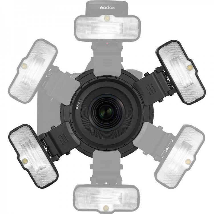 Godox Macro Ring Flash Two Light Kit MF12 Art & Craft