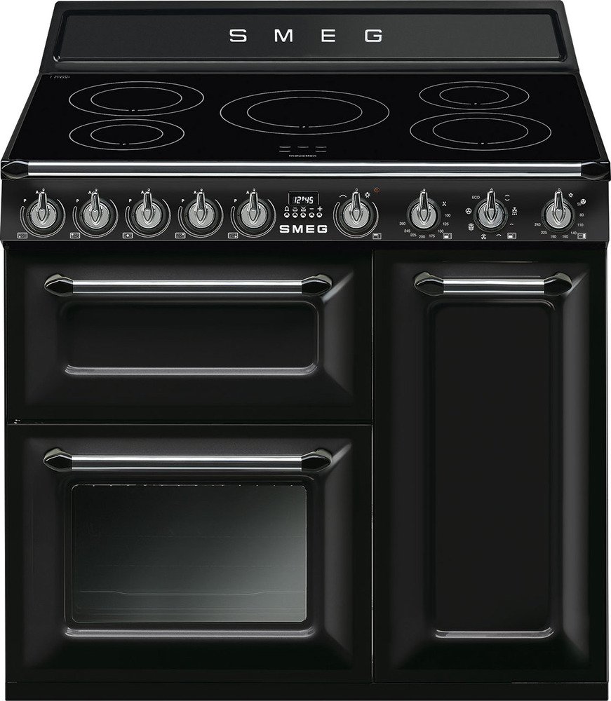 SMEG TR93IBL2 - Inductie fornuis - 90 cm - Zwart