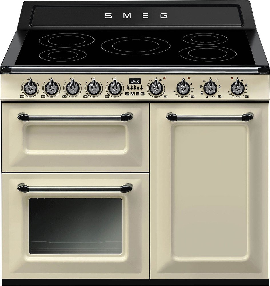 Smeg CUISINIARE TR103IP2 Range-fornuis Inductiekookplaat zones Crème A