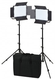 Nanlite 900-CSA dual kit (w/ case  light stand)