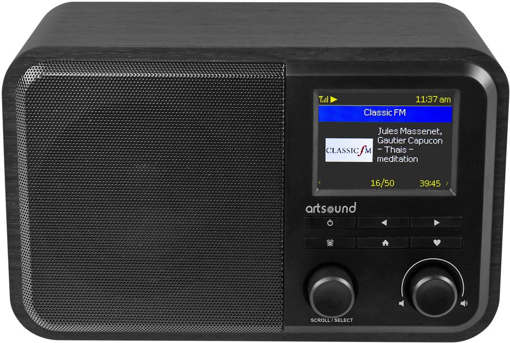 ArtSound: R8 DAB+ FM internet radio - zwart
