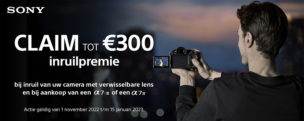 Sony - Tot €300 Trade-in Promo Sony - Tot €300 Trade-in Promo