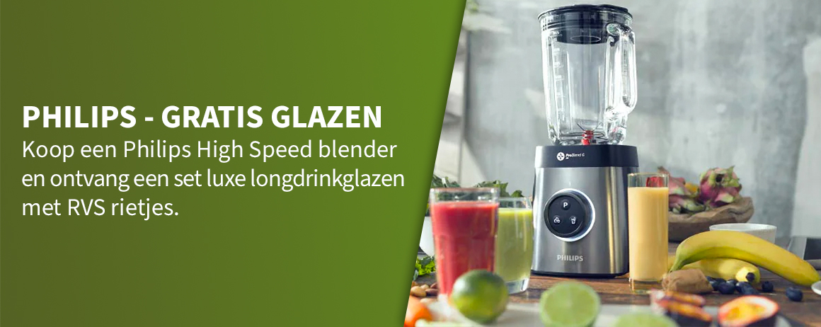 Philips - Gratis glazen Philips - Gratis glazen
