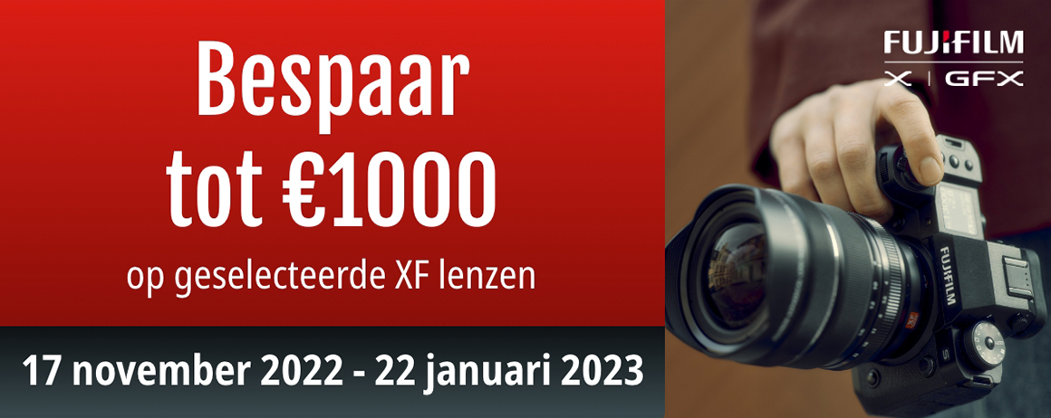 Fujifilm - Kassakorting tot €1000 Fujifilm - Kassakorting tot €1000