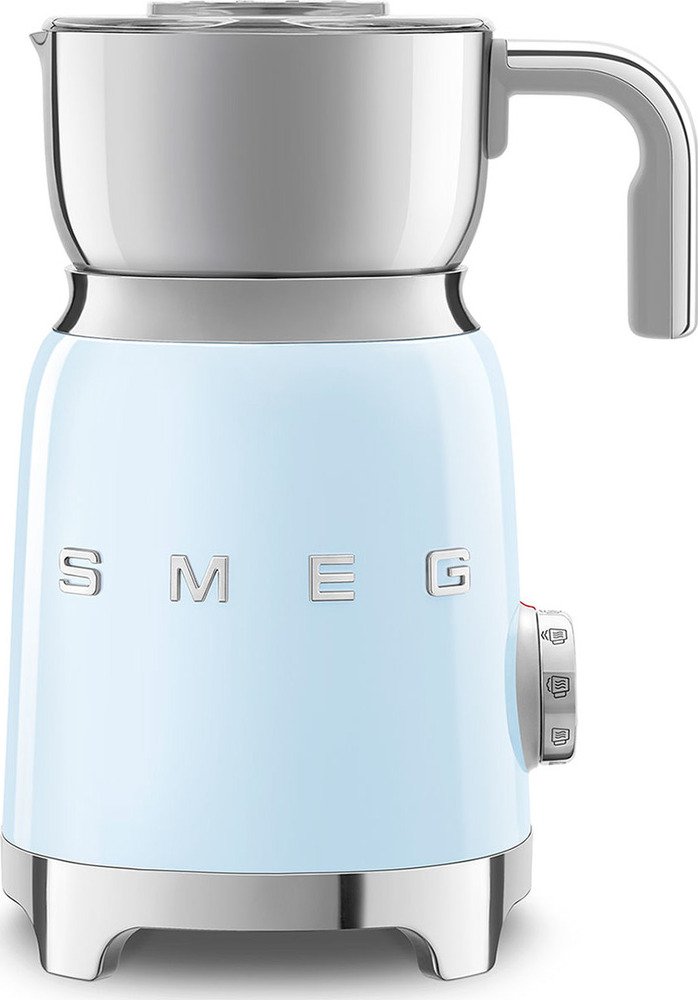 SMEG MFF11PBEU - Melkopschuimer - Pastelblauw - 6 functies