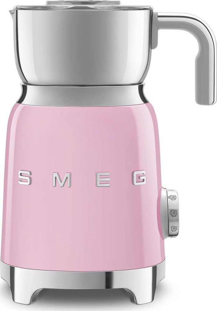 SMEG MFF11PKEU - Melkopschuimer - Roze - 6 functies
