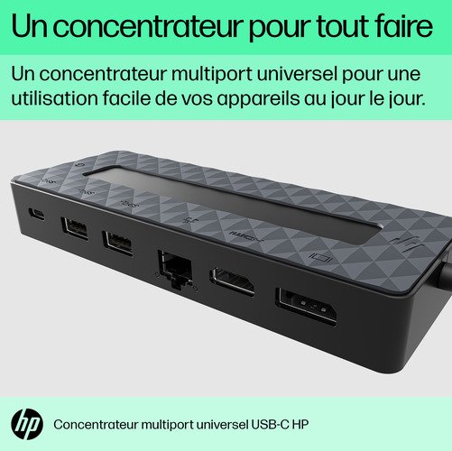 HP Universal USB-C Multiport Hub 50H98AA - 9