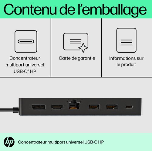 HP Universal USB-C Multiport Hub 50H98AA - 11