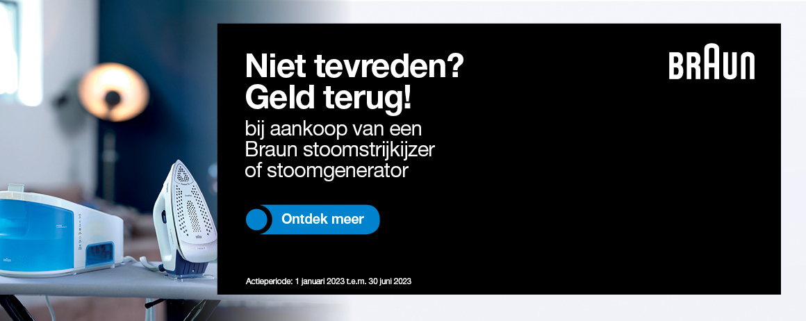 Braun - Niet tevreden, geld terug