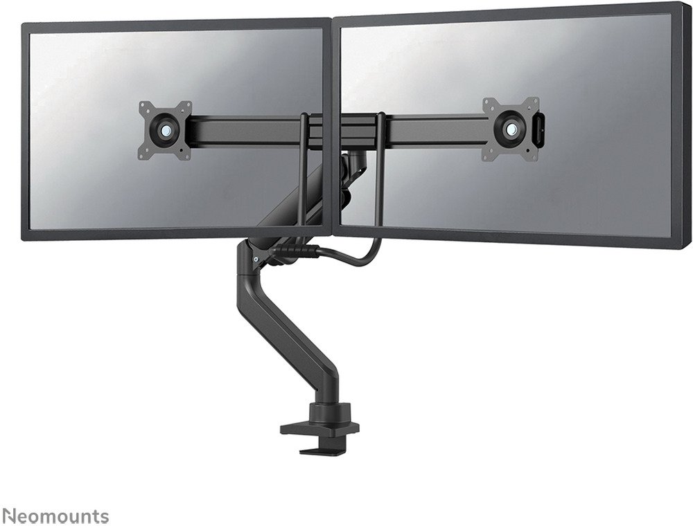 NEOMOUNTS Screen Desk Mount - Monitorarm - 2 schermen - zwart
