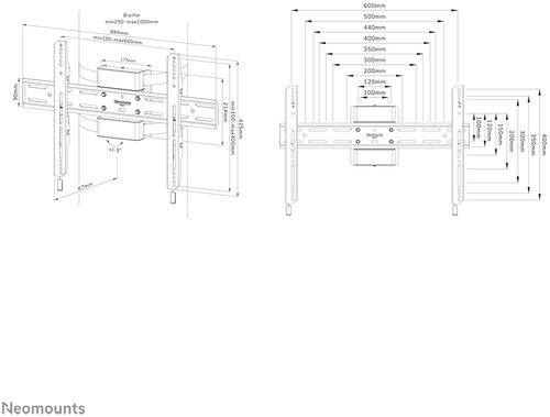Neomounts by Newstar WL30S-910BL16 - 20