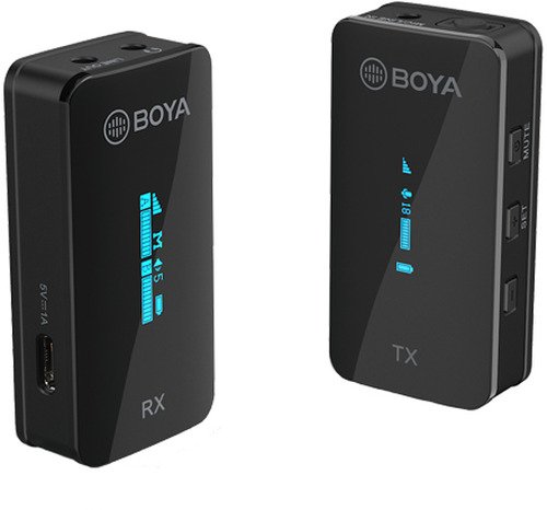 Boya BY-XM6-S1 Wireless Microphone 2.4 Ghz 1x transmitter - 2