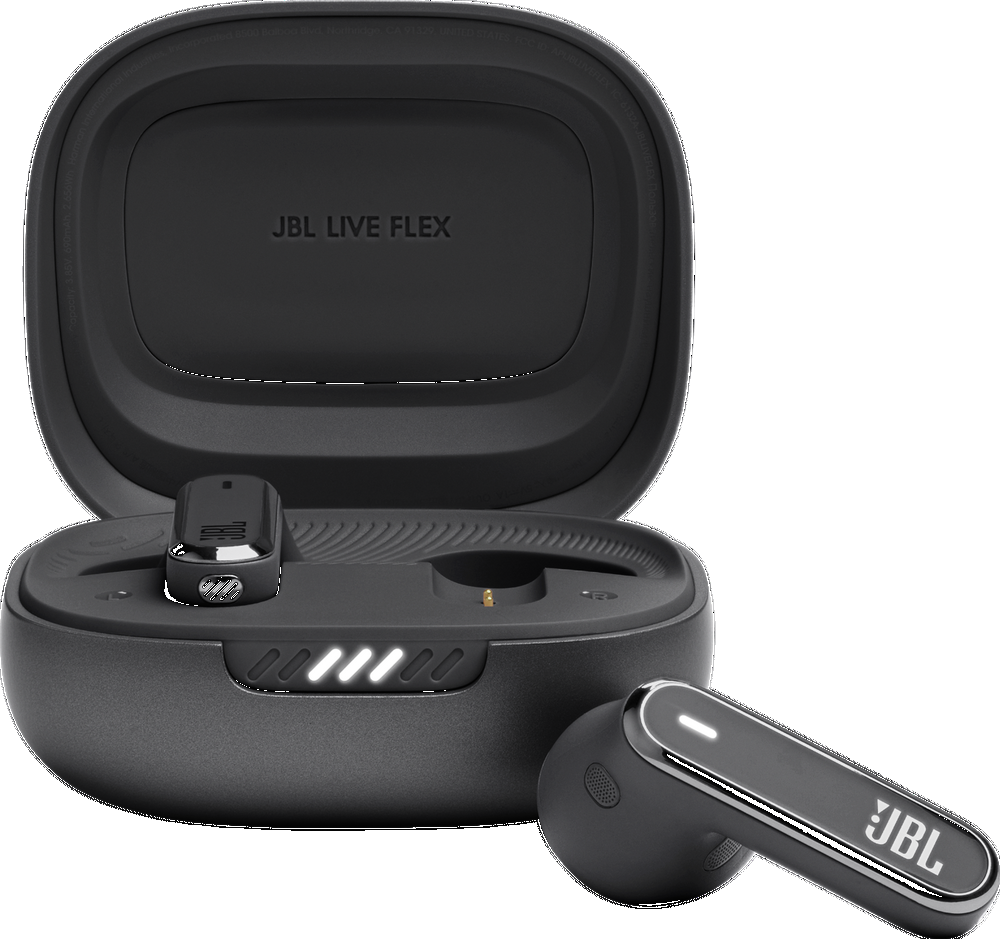 JBL Live Flex Black Draadloze Oordopjes