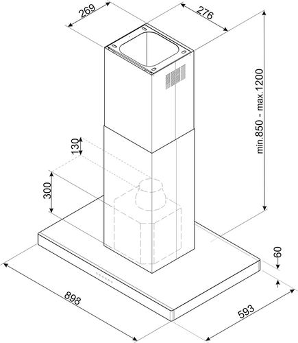 Smeg Dampkap KBTI9L4VN-5