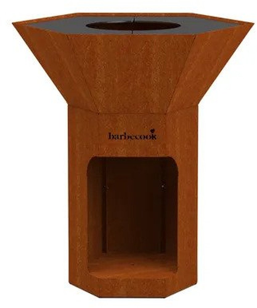 Barbecook Nestor Original - Houtbarbecue - Corten staal - 92x92x101cm