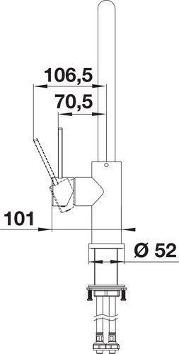 Blanco Jandora rvs geborsteld - 3