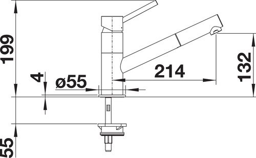 Blanco Kano-S zwart mat - 3