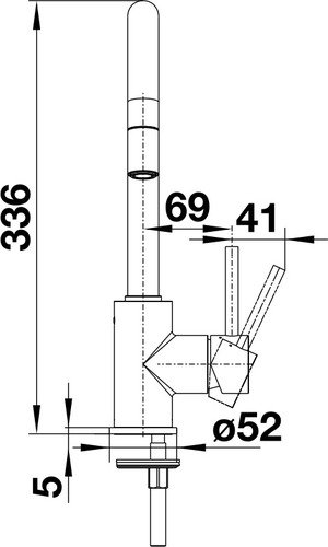 Blanco Mida-S zwart mat - 3