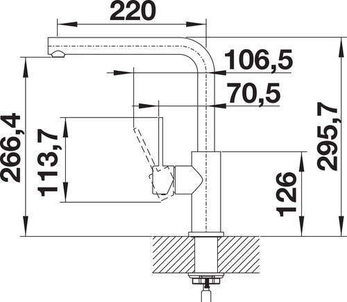 Blanco Lanora roestvrij staal geborsteld/inox brossé - 5