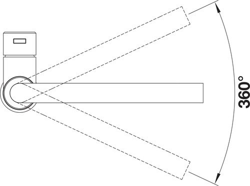 Blanco Lanora-F roestvrij staal geborsteld/inox brossé - 3