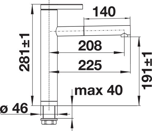 Blanco Mengkraan Linee-S chroom - 4