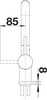 Blanco Mitigeur Linus-S chrome - 4