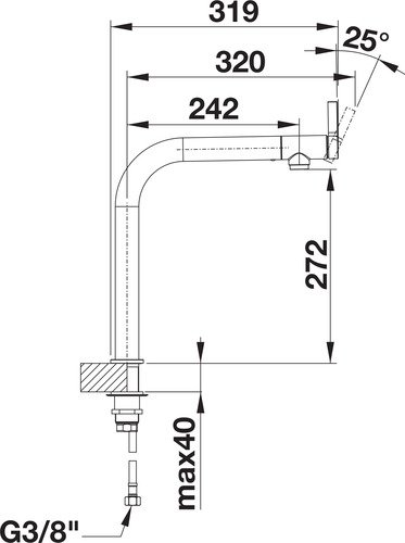 Blanco Mengkraan Vonda rvs geborsteld - 5