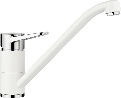 Blanco Wega II chroom/silgranit-wit - 1
