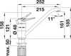 Blanco Wega II chroom/silgranit-wit - 3