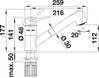 Blanco Wega-S II chroom lage druk - 3