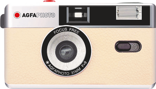 Agfa Photo Reusable Photo Camera 35mm - Sand Beige-0