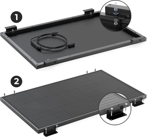 EcoFlow Rigid Solar Panel Mounting Feet - 2