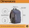 HP Travel 18L 15.6 Blue Night Laptop Backpack 6B8U7AA - 14