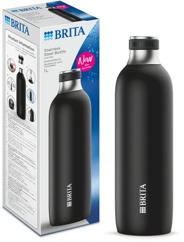 Brita Roestvrijstalen Fles Groot Noir 1046734 - 2
