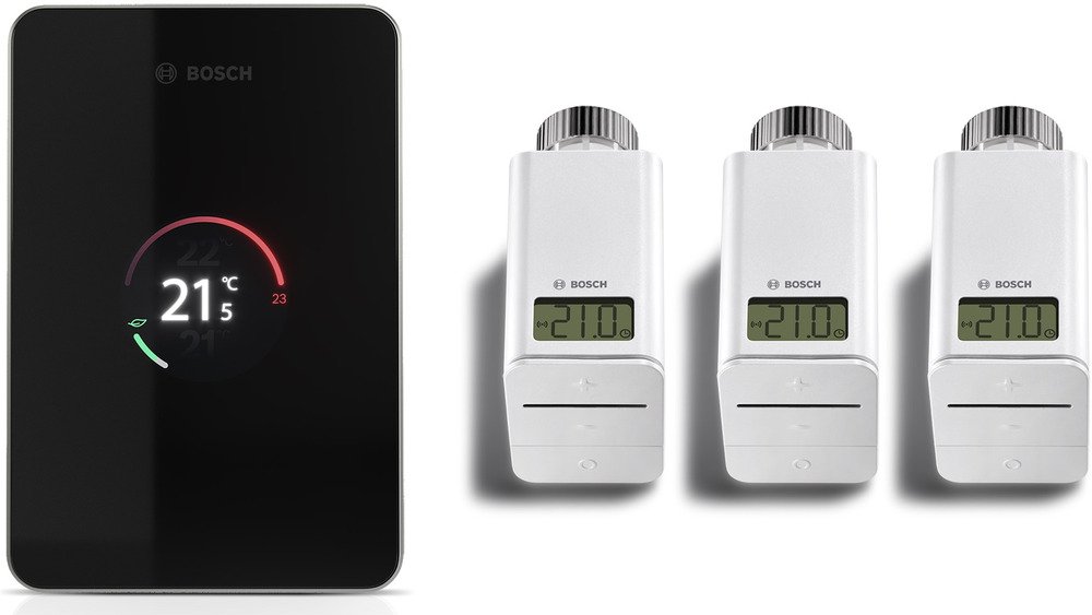 Bosch EasyControl CT 200 Zwart + 3x Slimme Radiatorthermost. | elektronica en media | 4057749397751