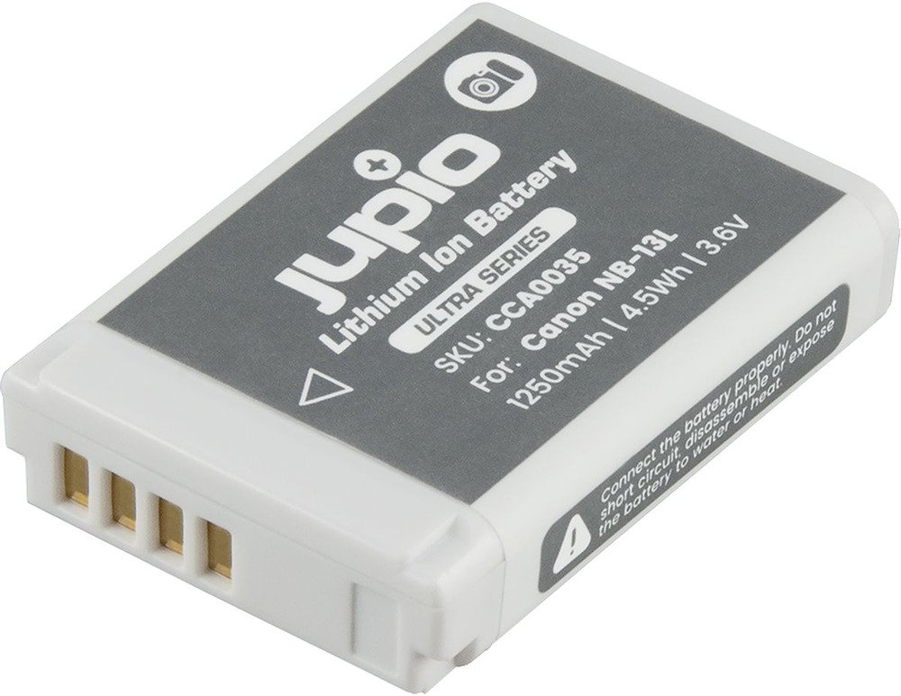Jupio NB-13L *Ultra* 1250mAh | Batterijen voor camera's | 8719743933156