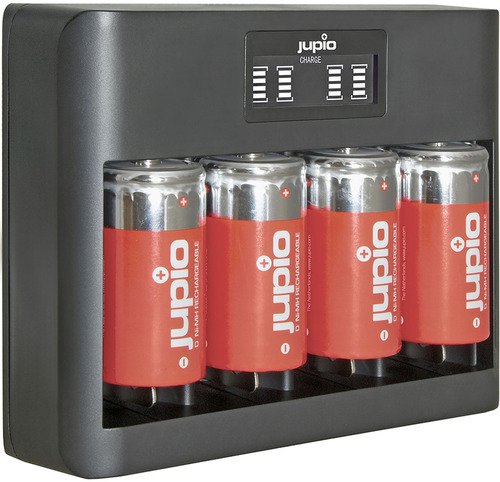 Jupio USB All-In-One Charger (AA/AAA/C/D/9V) LCD - 2