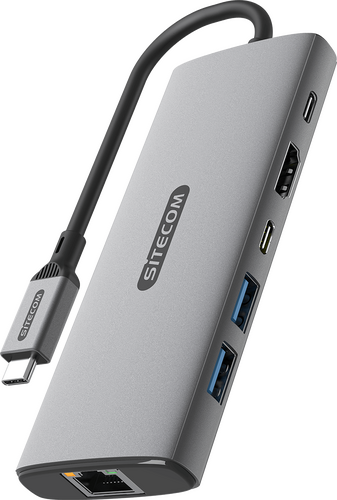 Sitecom CN-5506 6-in-1 USB-C PD Multiport Adapter - 1