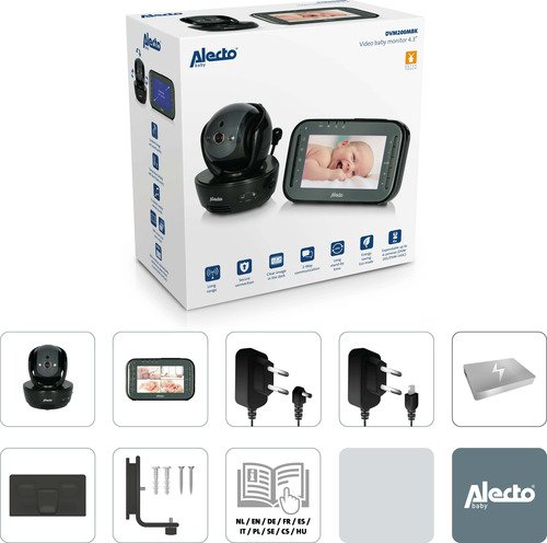 Alecto Babyphone Camera Zwart DVM200MBK-12